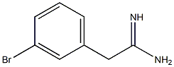 2-(3-bromophenyl)ethanimidamide Struktur