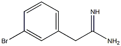 2-(3-bromophenyl)ethanimidamide Structure