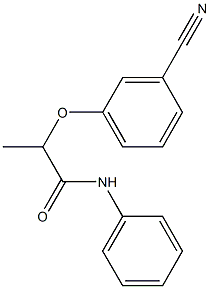 2-(3-cyanophenoxy)-N-phenylpropanamide