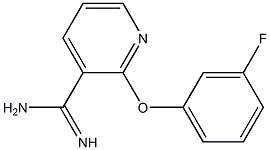 2-(3-fluorophenoxy)pyridine-3-carboximidamide