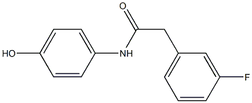 2-(3-fluorophenyl)-N-(4-hydroxyphenyl)acetamide|