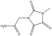 2-(3-methyl-2,4,5-trioxoimidazolidin-1-yl)ethanethioamide