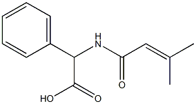 2-(3-methylbut-2-enamido)-2-phenylacetic acid