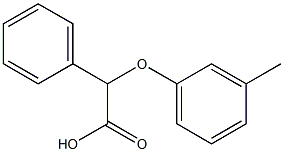 2-(3-methylphenoxy)-2-phenylacetic acid