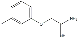 2-(3-methylphenoxy)ethanimidamide