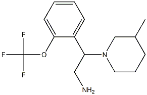  2-(3-methylpiperidin-1-yl)-2-[2-(trifluoromethoxy)phenyl]ethan-1-amine