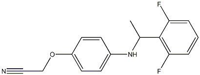 2-(4-{[1-(2,6-difluorophenyl)ethyl]amino}phenoxy)acetonitrile