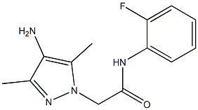 2-(4-amino-3,5-dimethyl-1H-pyrazol-1-yl)-N-(2-fluorophenyl)acetamide