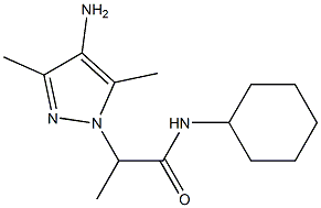 2-(4-amino-3,5-dimethyl-1H-pyrazol-1-yl)-N-cyclohexylpropanamide|