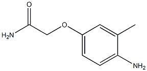 2-(4-amino-3-methylphenoxy)acetamide Structure