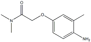 2-(4-amino-3-methylphenoxy)-N,N-dimethylacetamide Struktur