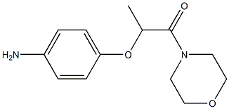2-(4-aminophenoxy)-1-(morpholin-4-yl)propan-1-one