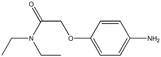 2-(4-aminophenoxy)-N,N-diethylacetamide 结构式