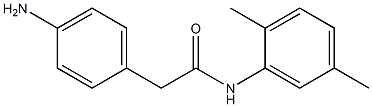 2-(4-aminophenyl)-N-(2,5-dimethylphenyl)acetamide Structure