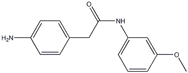 2-(4-aminophenyl)-N-(3-methoxyphenyl)acetamide