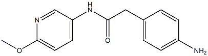 2-(4-aminophenyl)-N-(6-methoxypyridin-3-yl)acetamide