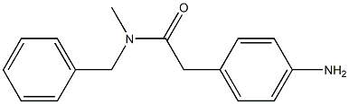 2-(4-aminophenyl)-N-benzyl-N-methylacetamide Structure