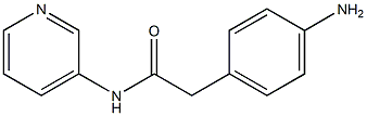  2-(4-aminophenyl)-N-pyridin-3-ylacetamide