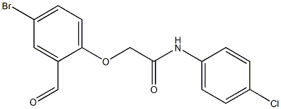  2-(4-bromo-2-formylphenoxy)-N-(4-chlorophenyl)acetamide