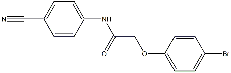 2-(4-bromophenoxy)-N-(4-cyanophenyl)acetamide