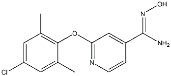 2-(4-chloro-2,6-dimethylphenoxy)-N'-hydroxypyridine-4-carboximidamide