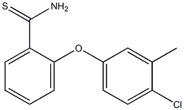 2-(4-chloro-3-methylphenoxy)benzene-1-carbothioamide