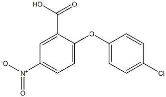 2-(4-chlorophenoxy)-5-nitrobenzoic acid Structure
