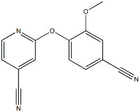 2-(4-cyano-2-methoxyphenoxy)isonicotinonitrile|