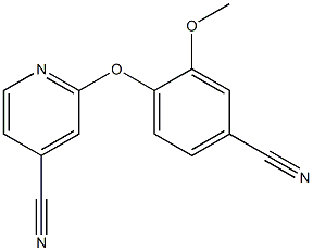  2-(4-cyano-2-methoxyphenoxy)isonicotinonitrile