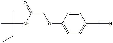  2-(4-cyanophenoxy)-N-(1,1-dimethylpropyl)acetamide