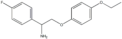 2-(4-ethoxyphenoxy)-1-(4-fluorophenyl)ethanamine Structure