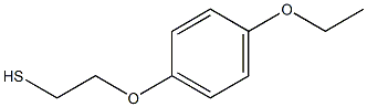 2-(4-ethoxyphenoxy)ethanethiol,,结构式