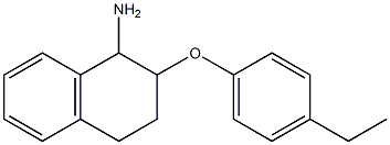 2-(4-ethylphenoxy)-1,2,3,4-tetrahydronaphthalen-1-amine,,结构式