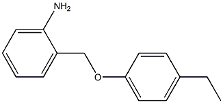 2-(4-ethylphenoxymethyl)aniline Structure