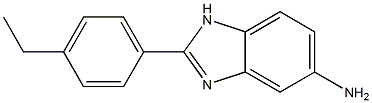 2-(4-ethylphenyl)-1H-1,3-benzodiazol-5-amine Structure