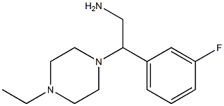 2-(4-ethylpiperazin-1-yl)-2-(3-fluorophenyl)ethanamine|