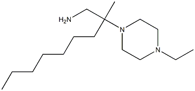 2-(4-ethylpiperazin-1-yl)-2-methylnonan-1-amine,,结构式