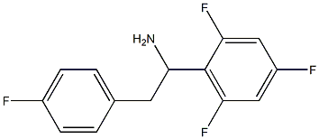 2-(4-fluorophenyl)-1-(2,4,6-trifluorophenyl)ethan-1-amine