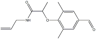 2-(4-formyl-2,6-dimethylphenoxy)-N-(prop-2-en-1-yl)propanamide