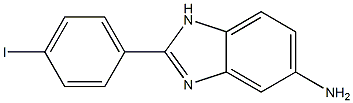 2-(4-iodophenyl)-1H-1,3-benzodiazol-5-amine Struktur
