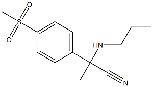  2-(4-methanesulfonylphenyl)-2-(propylamino)propanenitrile