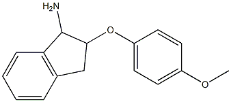 2-(4-methoxyphenoxy)-2,3-dihydro-1H-inden-1-ylamine