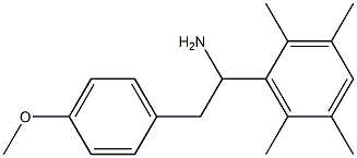 2-(4-methoxyphenyl)-1-(2,3,5,6-tetramethylphenyl)ethan-1-amine,,结构式