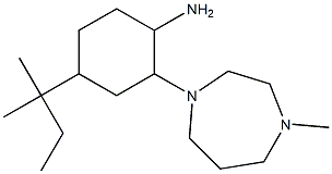2-(4-methyl-1,4-diazepan-1-yl)-4-(2-methylbutan-2-yl)cyclohexan-1-amine