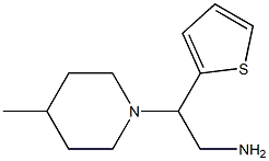 2-(4-methylpiperidin-1-yl)-2-(thiophen-2-yl)ethan-1-amine