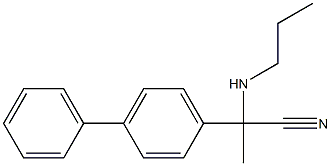 2-(4-phenylphenyl)-2-(propylamino)propanenitrile