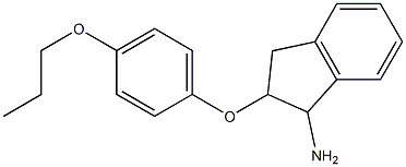 2-(4-propoxyphenoxy)-2,3-dihydro-1H-inden-1-amine