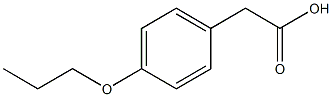 2-(4-propoxyphenyl)acetic acid Structure