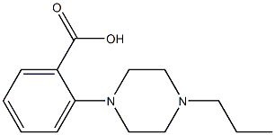 2-(4-propylpiperazin-1-yl)benzoic acid Structure