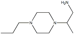 2-(4-propylpiperazin-1-yl)propan-1-amine